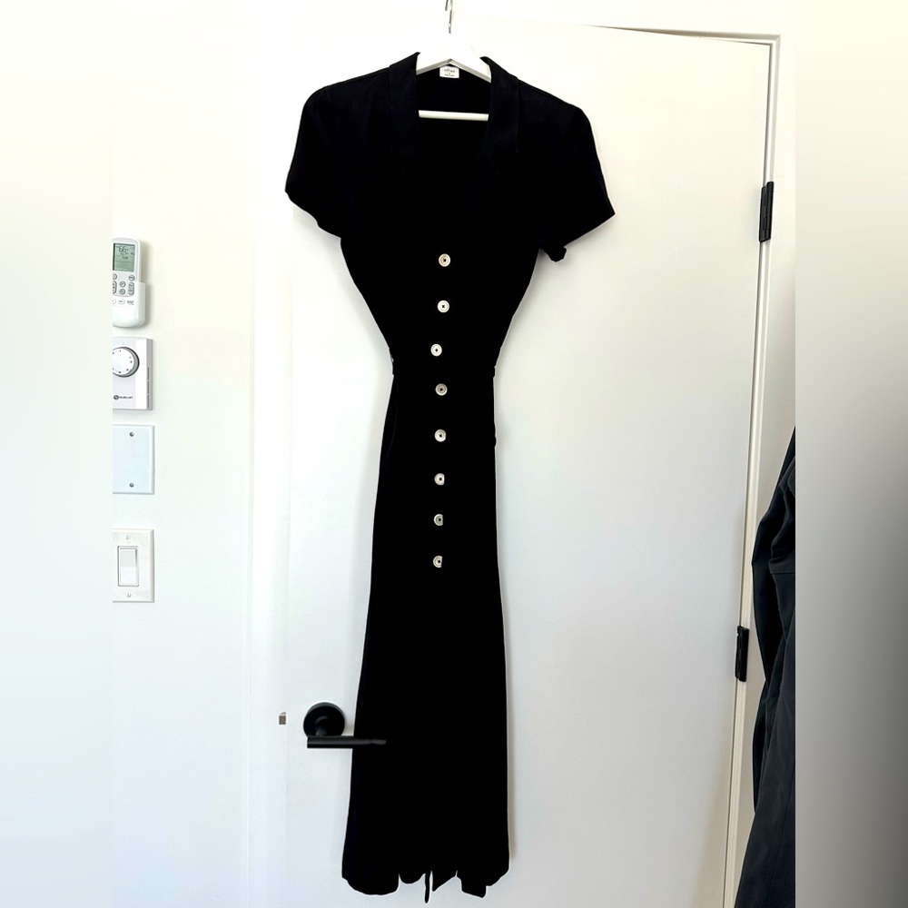 Wilfred shirt dress black